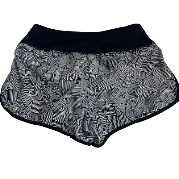 Nike Running Shorts Womens Lined Black White Drawstring Athleisure XS - Picture 6 of 10